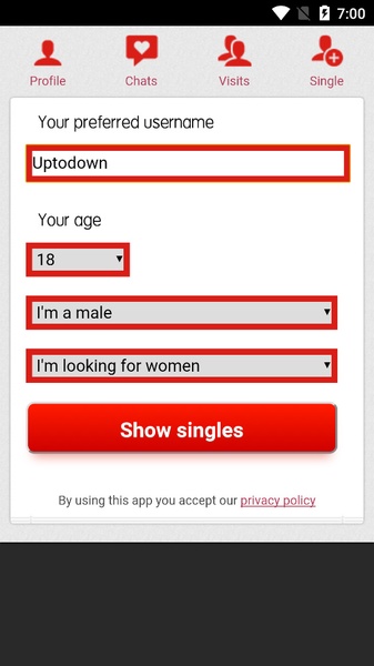 sample dating site profile