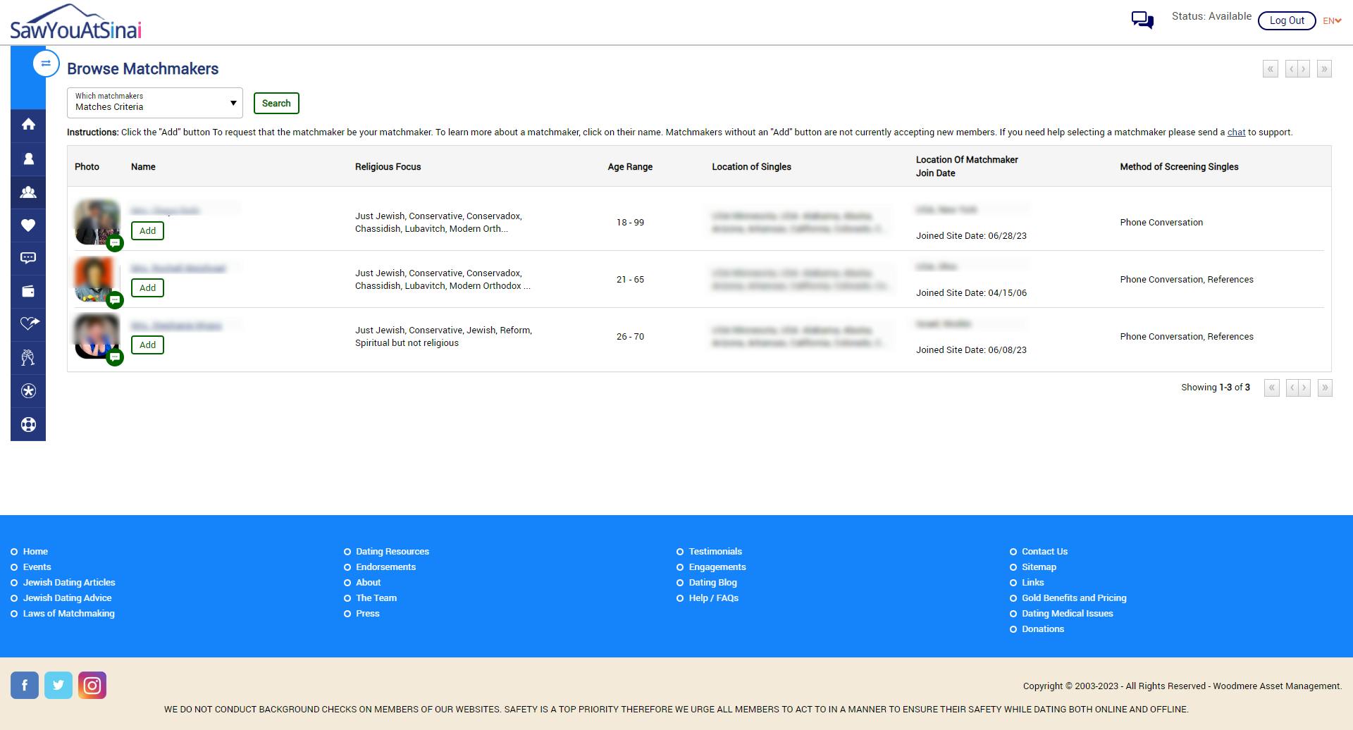 dating website username examples