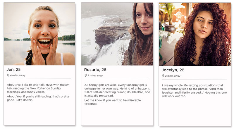 dating bios samples